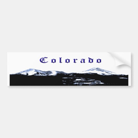 Colorado Berg V Bumpersticker (Voorkant)
