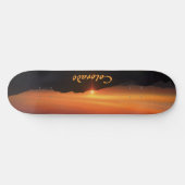 Colorado berg zonsondergang skateboard (Horizontaal)