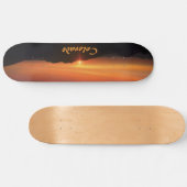 Colorado berg zonsondergang skateboard (Horizontaal)