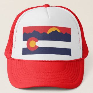 Colorado-bergen en Pet van de vlag