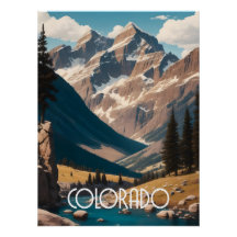 Colorado Bergen Reisposter