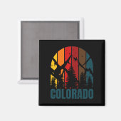 Colorado Bergen Retro Magneet (Voorkant / Achterkant)