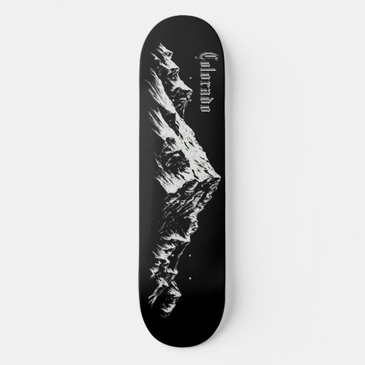 Colorado bergtoppen skateboard (Voorkant)
