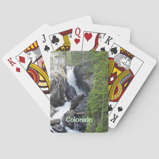 Colorado Bergwaterval Speelkaart Pokerkaarten (Achterkant)