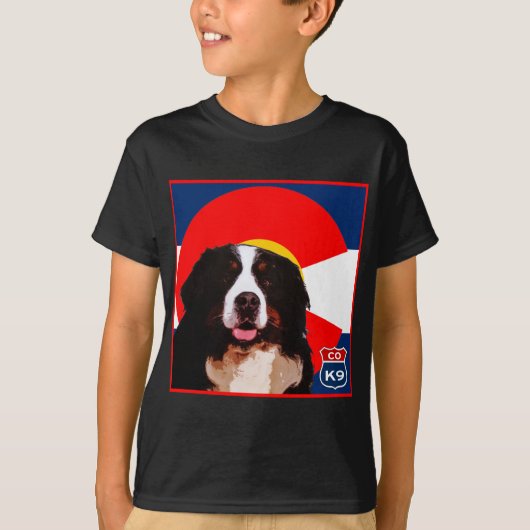 Colorado Bernese Mountain Dog T-shirt (Voorkant)