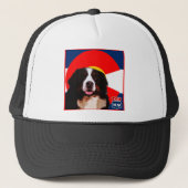 Colorado Bernese Mountain Dog Trucker Pet (Voorkant)