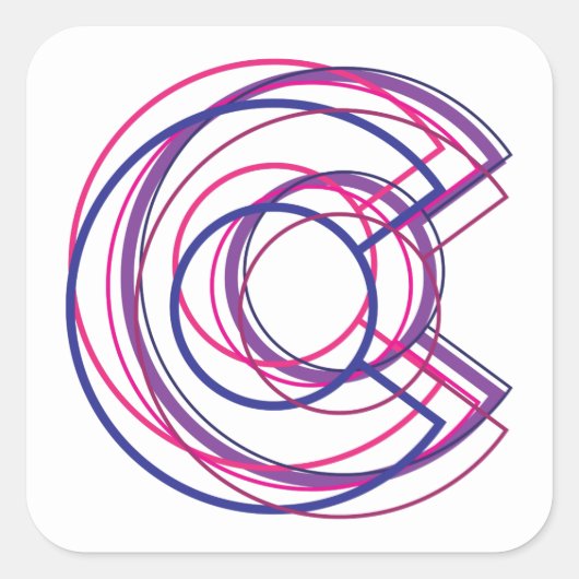 colorado biC Vierkante Sticker (Voorkant)