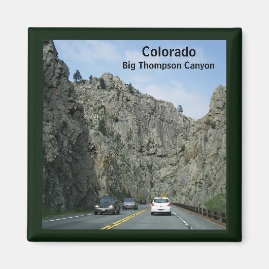Colorado Big Thompson Canyon magneet (Voorkant)