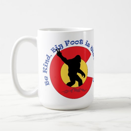 Colorado Bigfoot koffie mok (Links)