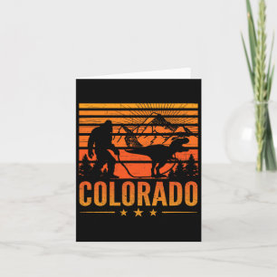 Colorado Bigfoot Mountain Dinosaur Bigfoot Camping Kaart