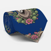 Colorado Bighorn en Claret Cup Cactus Stropdas (Opgerold)