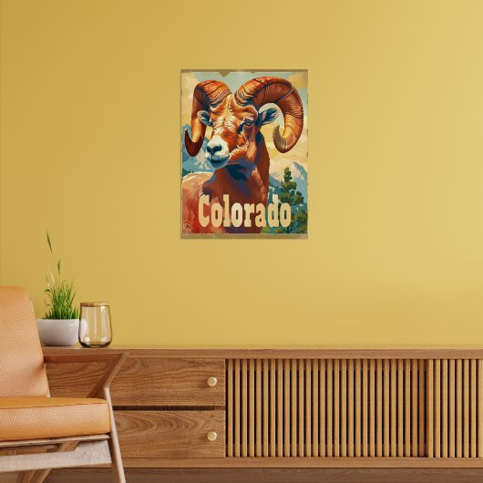 Colorado Bighorn schapen Poster (Woonkamer 2)