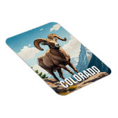 Colorado Bighorn schapen reizen souvenir Magneet (Rechterzijde)