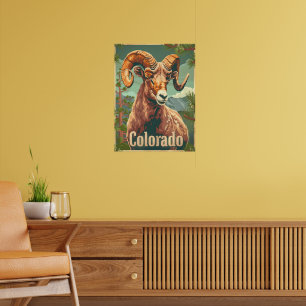 Colorado Bighorn Sheep Poster