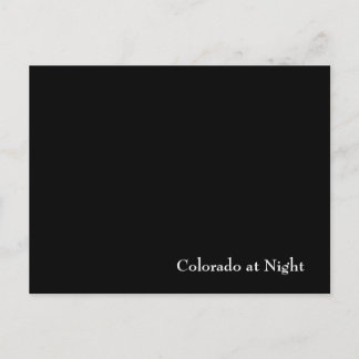 Colorado bij nacht briefkaart