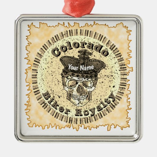 Colorado Biker   Metalen Ornament (Voorkant)