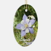 Colorado Blue Columbine Ornament (Rechts)