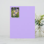 Colorado Blue Columbine Painting - Originele Kunst (Staand voorkant)