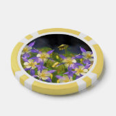 Colorado Blue Columbine Painting - Originele Kunst Poker Chips (Enkel)