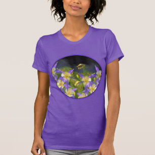 Colorado Blue Columbine Painting - Originele Kunst T-shirt