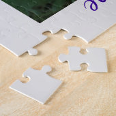 Colorado Blue Columbine Wildflower Puzzle Legpuzzel (Zijkant)