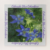 Colorado Blue Columbine Wildflower Puzzle Legpuzzel (Horizontaal)