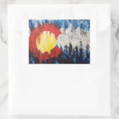 Colorado Blurr Mountain Flag Sticker (Tas)