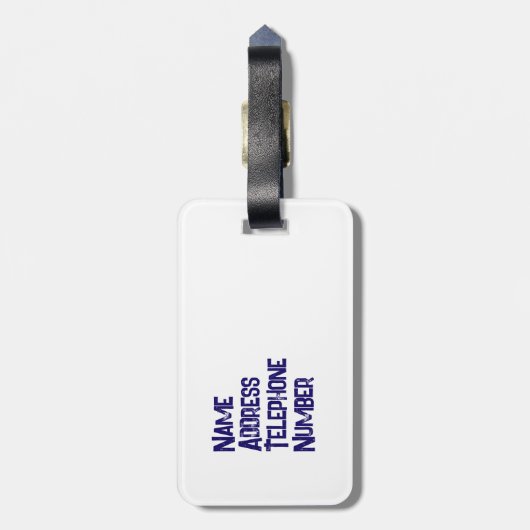  Colorado-bord bagagelabel (Achterkant verticaal)