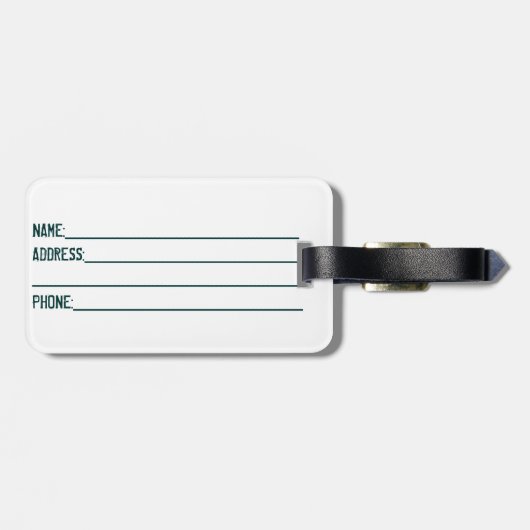  Colorado-bord bagagelabel (Achterkant horizontaal)