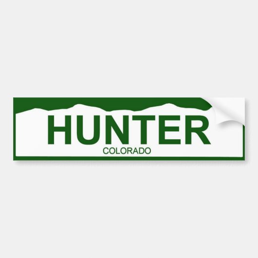 colorado bord new - HUNTER Bumpersticker (Voorkant)