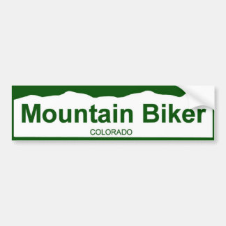 colorado bord new - Mountain Biker Bumpersticker