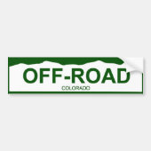colorado bord new - OFF ROAD Bumpersticker (Voorkant)