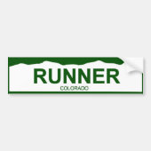 colorado bord new - RUNNER Bumpersticker (Voorkant)
