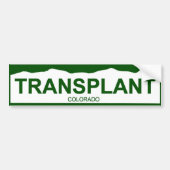 colorado bord new - TRANSPLANT Bumpersticker (Voorkant)