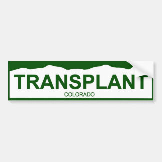 colorado bord new - TRANSPLANT Bumpersticker