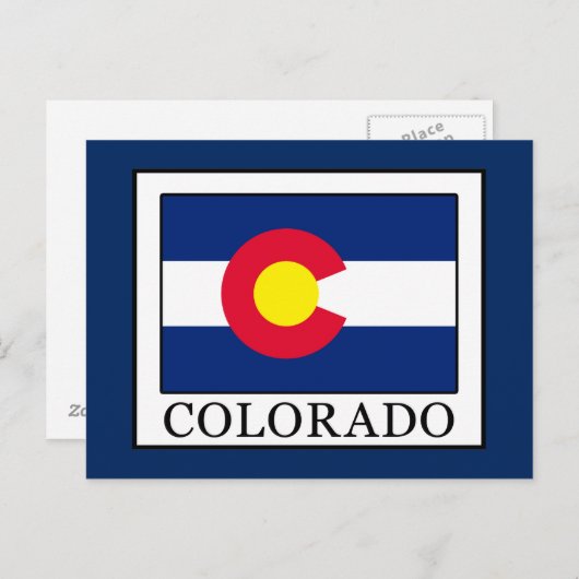 Colorado Briefkaart (Voorkant / Achterkant)