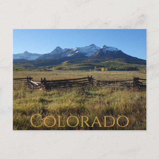Colorado Briefkaart (Voorkant)