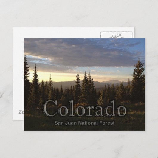 Colorado Briefkaart (Voorkant / Achterkant)