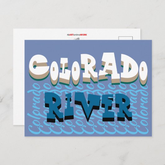 Colorado Briefkaart (Voorkant / Achterkant)