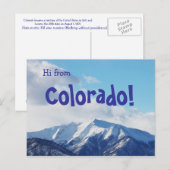 Colorado! Briefkaart (Voorkant / Achterkant)