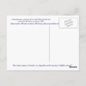 Colorado! Briefkaart (Achterkant)