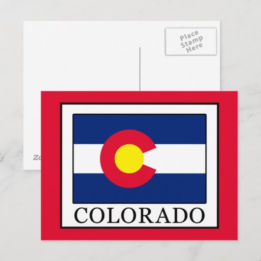 Colorado Briefkaart (Voorkant / Achterkant)