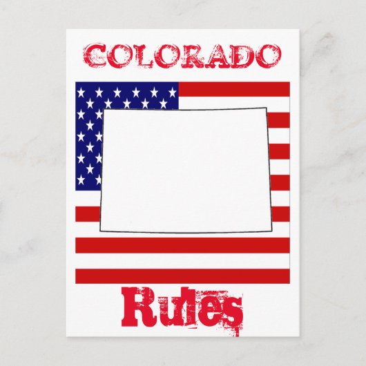 COLORADO BRIEFKAART (Voorkant)