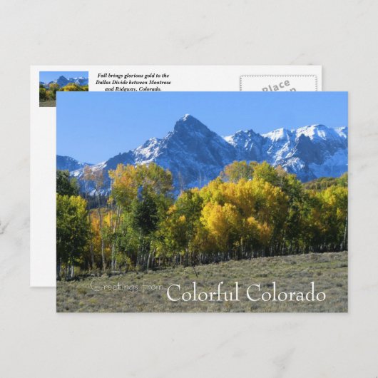 Colorado Briefkaart (Voorkant / Achterkant)