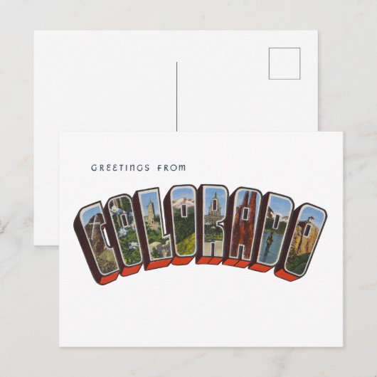 Colorado Briefkaart (Voorkant / Achterkant)