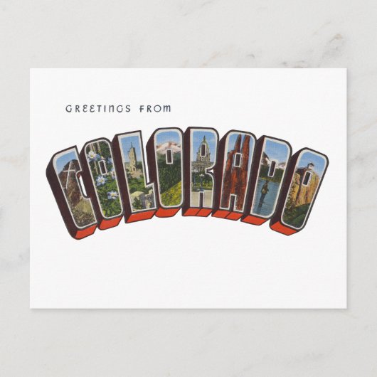 Colorado Briefkaart (Voorkant)