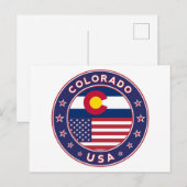 Colorado Briefkaart (Voorkant / Achterkant)