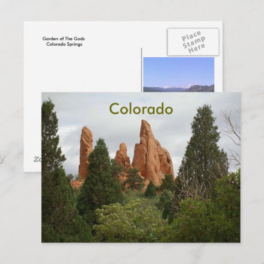 Colorado Briefkaart (Voorkant / Achterkant)