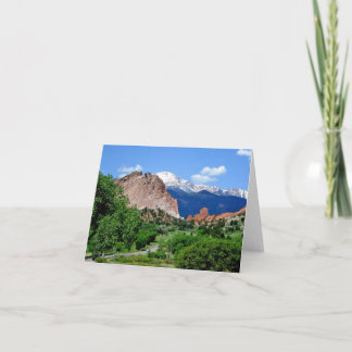 Colorado-briefkaart Kaart