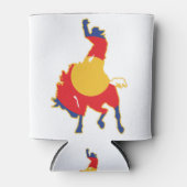 Colorado Buckig Bronco Cowboy Blikjeskoeler (Voorkant)